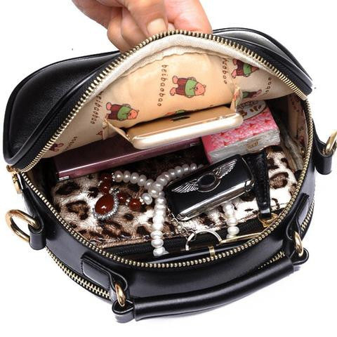 Cat & Fur Ball Crossbody Handbag