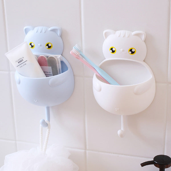 Cute Cat Toothbrush and accessories holder