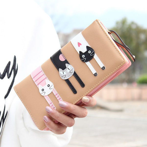 Adorable Kitten Long Wallet - FREE SHIPPING