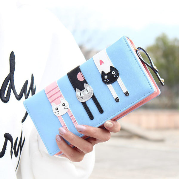 Adorable Kitten Long Wallet - FREE SHIPPING