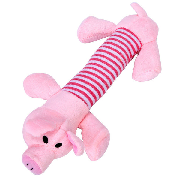 Squeaky Plush Duck/Pig/Elephant Dog Toy