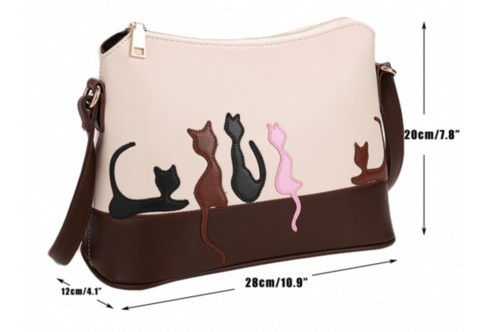 Stylish Five Kittens Crossbody-Limited Edition