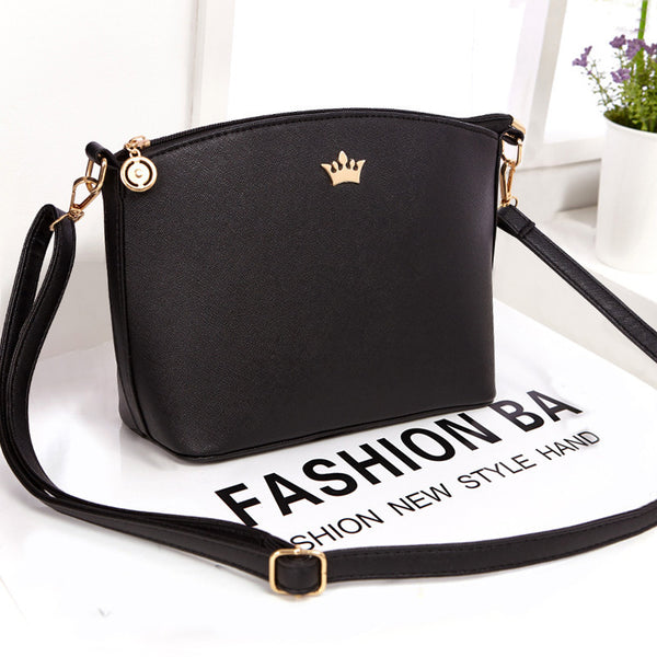 Imperial Crown Fashionable Cross Body Handbag