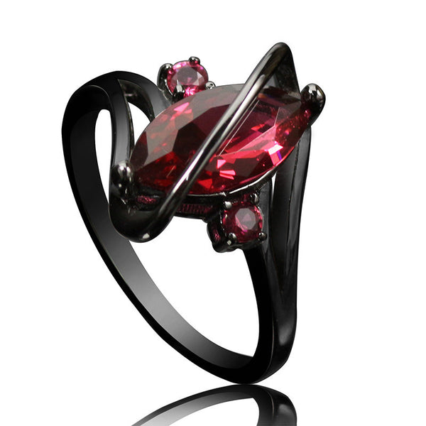 Crossed Marquise Ring (Free Shipping)